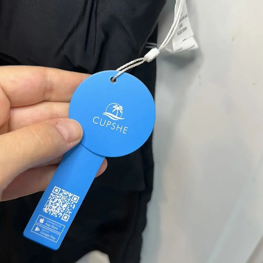 CUPSHE Women’s Swimsuit One‎ Piece Cutout XL Backless Round Neck Bathing Suit